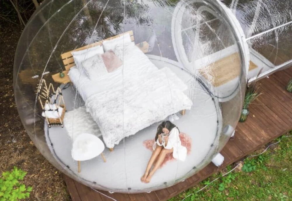 plastic bubble tent